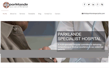 Tablet Screenshot of parklandespecialist.com
